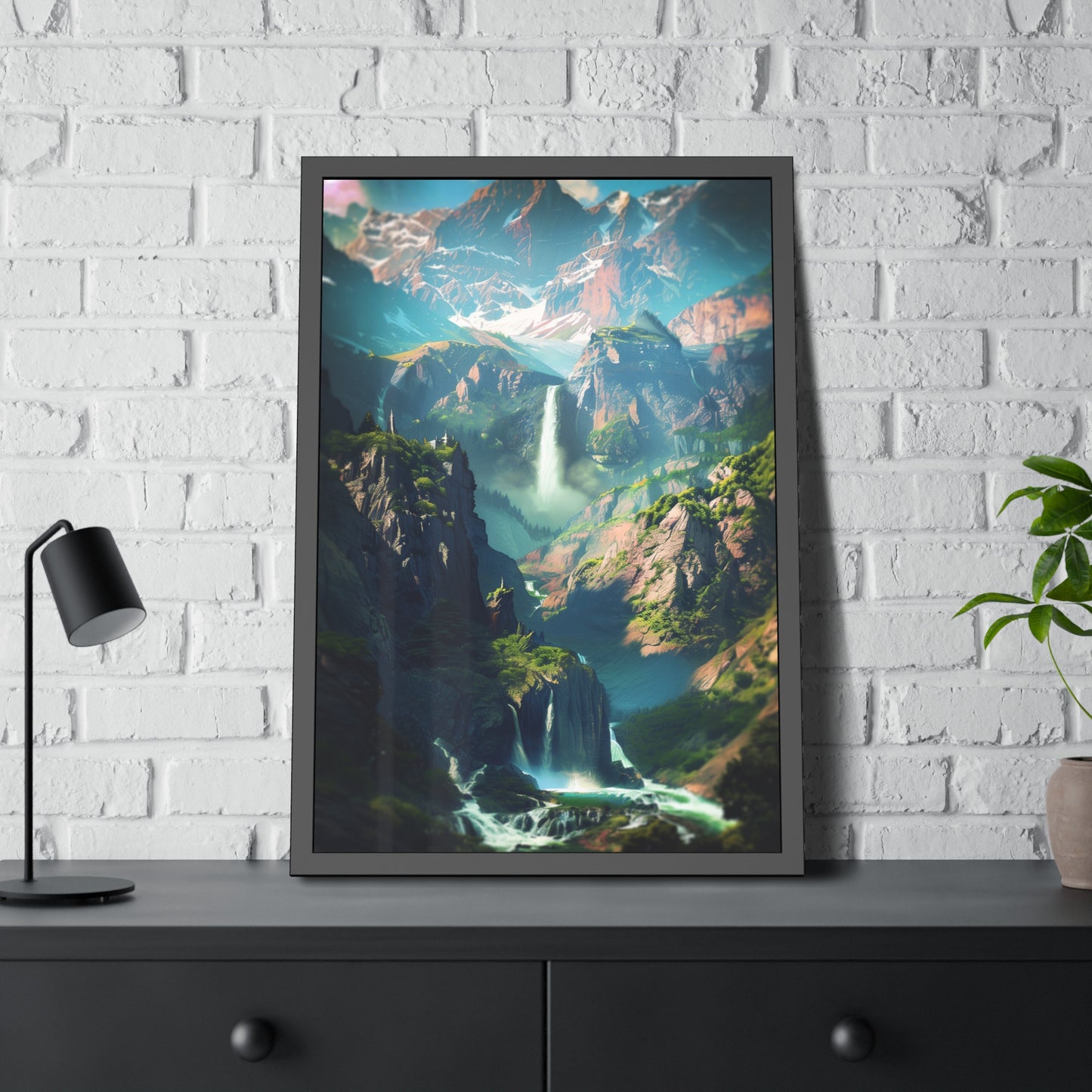 Majestic Mountain (Framed Paper Posters)