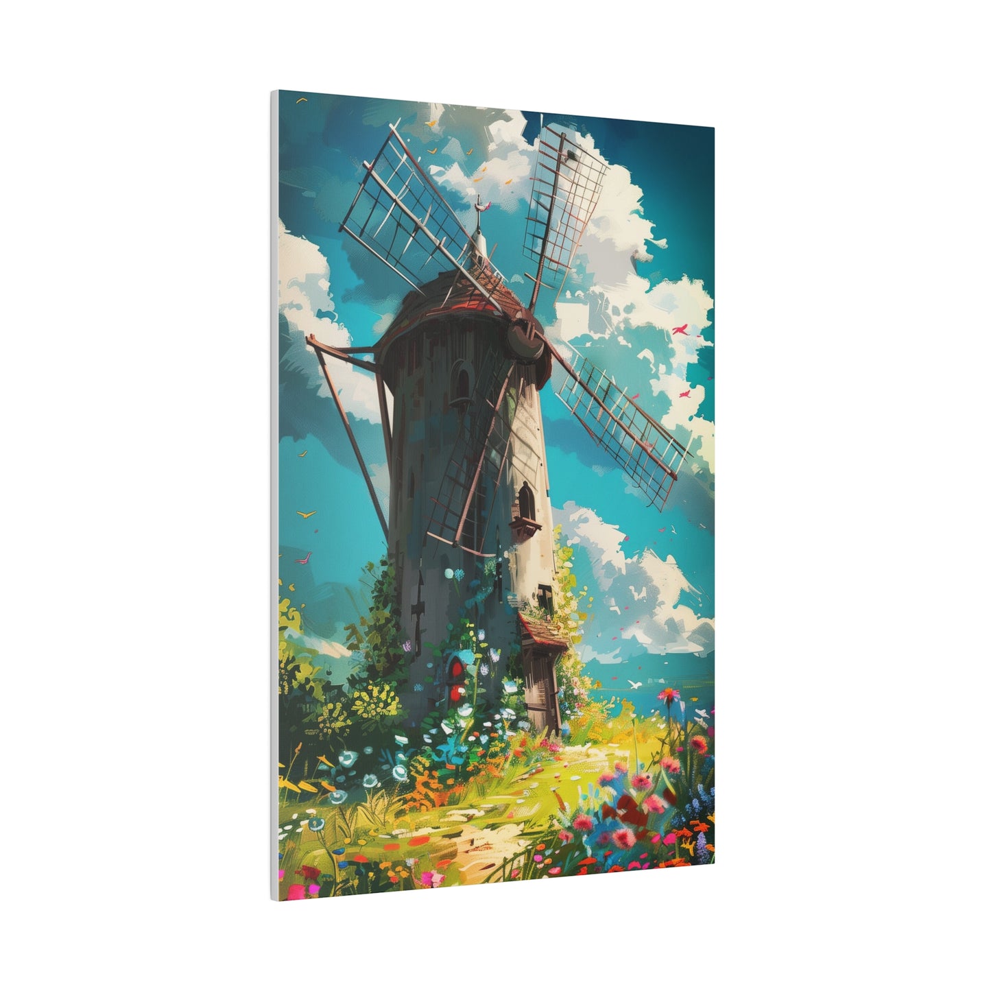 Rustic Windmill (Matte Canvas, Stretched)