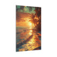 Tropical Sunset (Matte Canvas, Stretched)