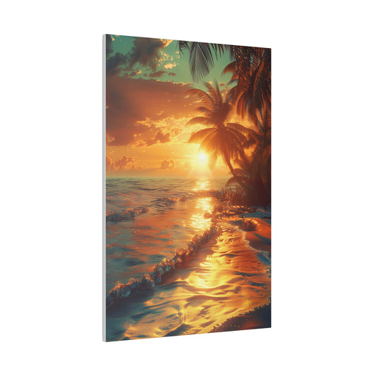 Tropical Sunset (Matte Canvas, Stretched)