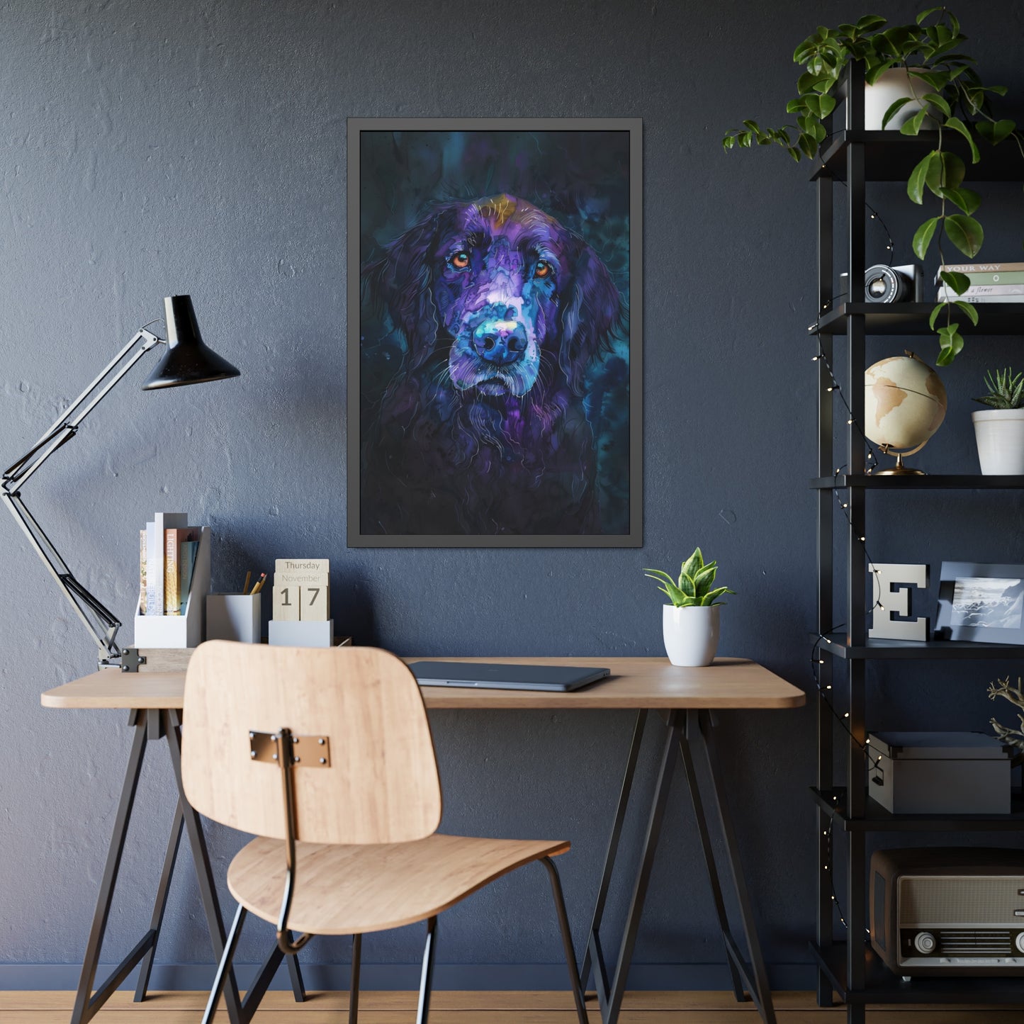 Dreamscape Canine – An Artistic Tribute (Framed Paper Posters)