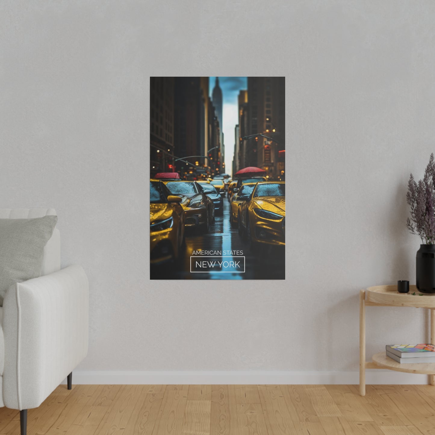 New York Streets: Urban Pulse (Matte Canvas, Stretched)