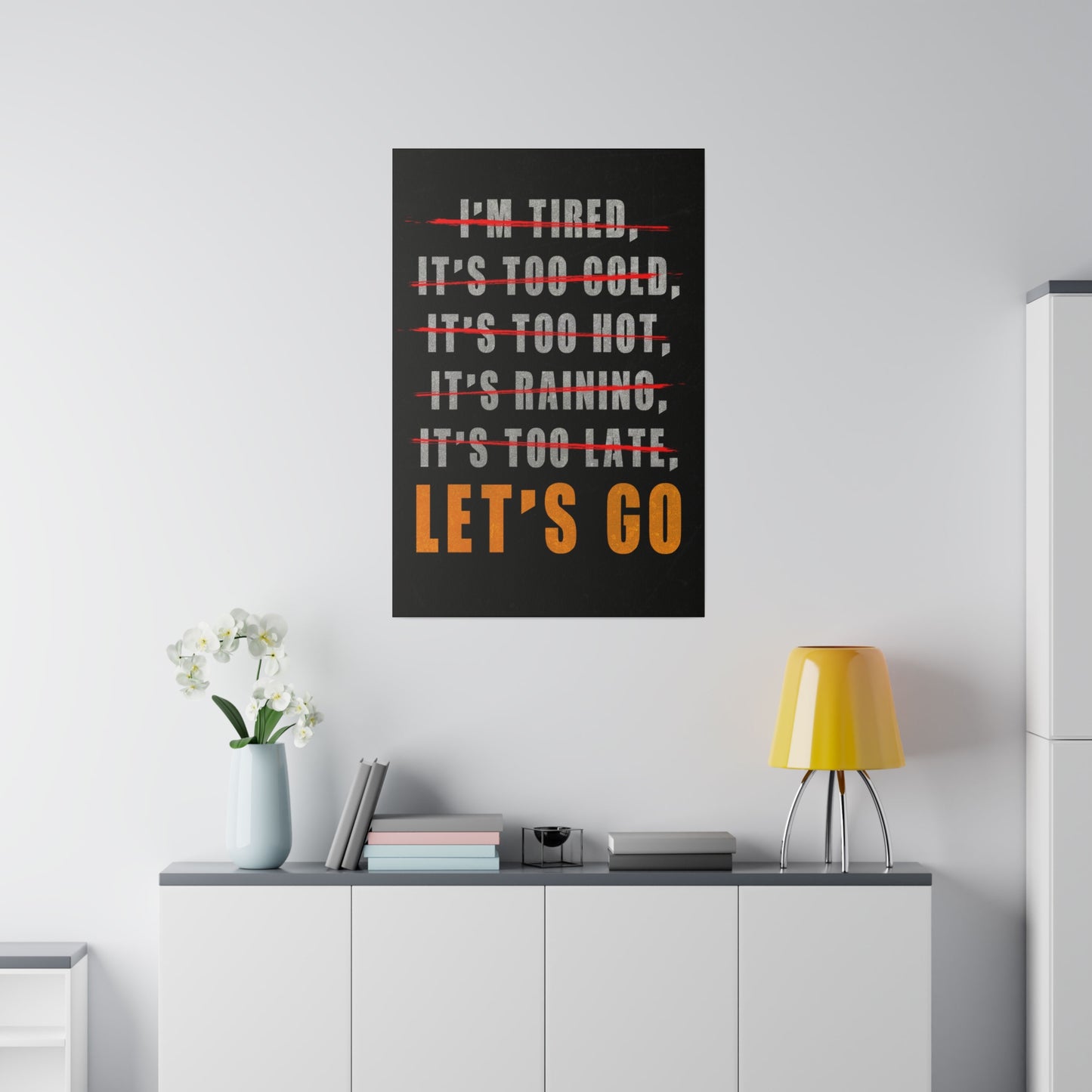 Let's Go (Matte Canvas, Stretched)