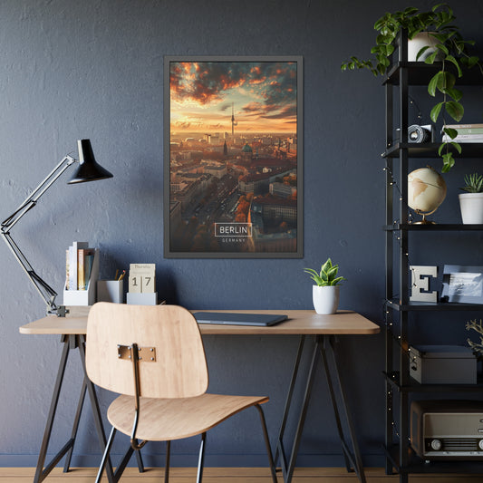 Berlin Skyline (Framed Paper Posters)