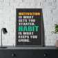 Motivation and Habit (Framed Paper Posters)