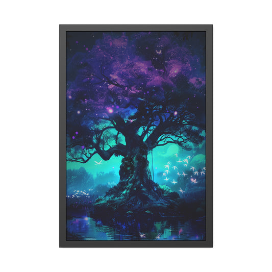 Enchanted Cosmic Tree (Framed Paper Posters)