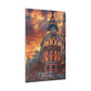 Madrid Sunset Splendor (Matte Canvas, Stretched)