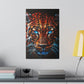 Blue-Eyed Leopard (Matte Canvas, Stretched)