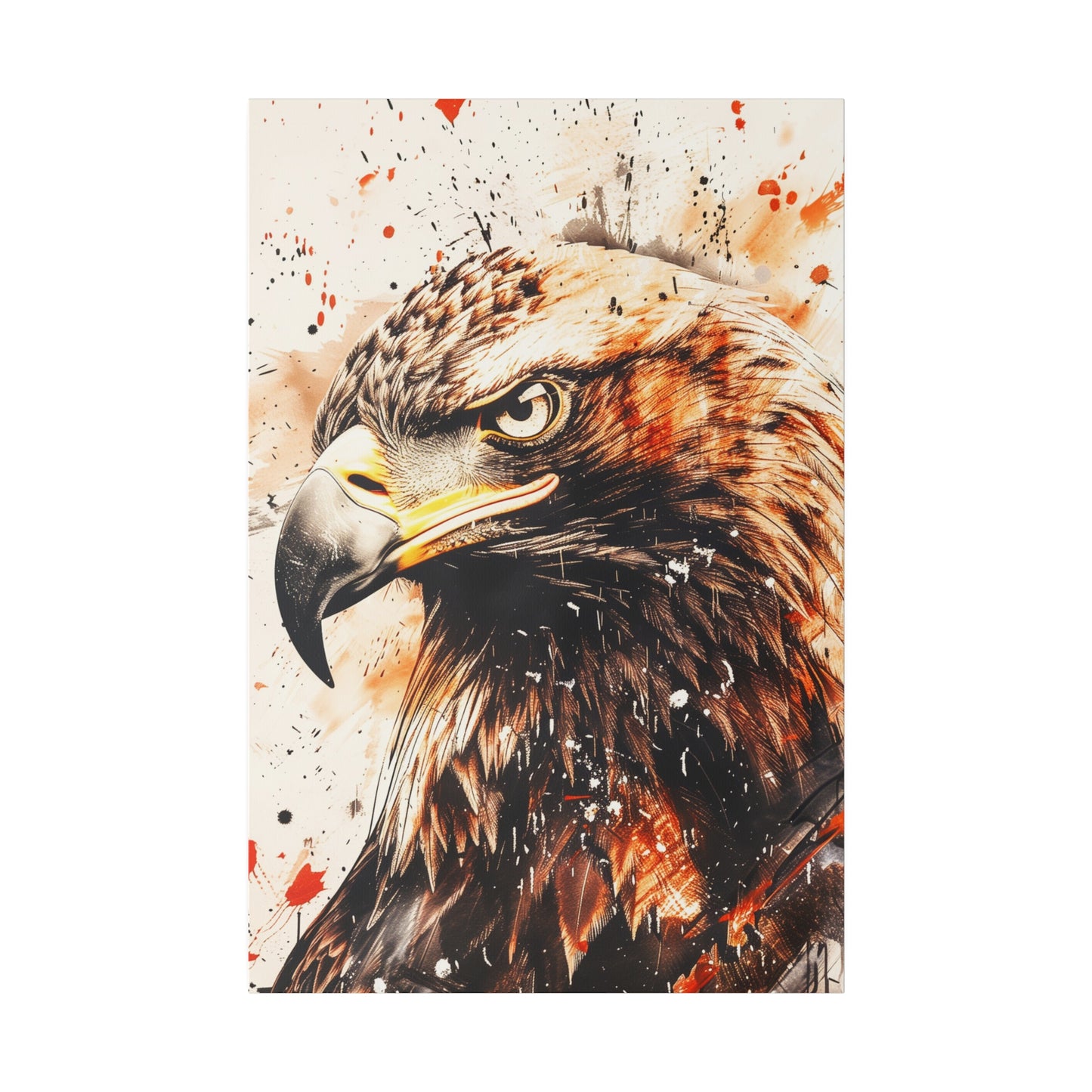 Fierce Eagle (Matte Canvas, Stretched)