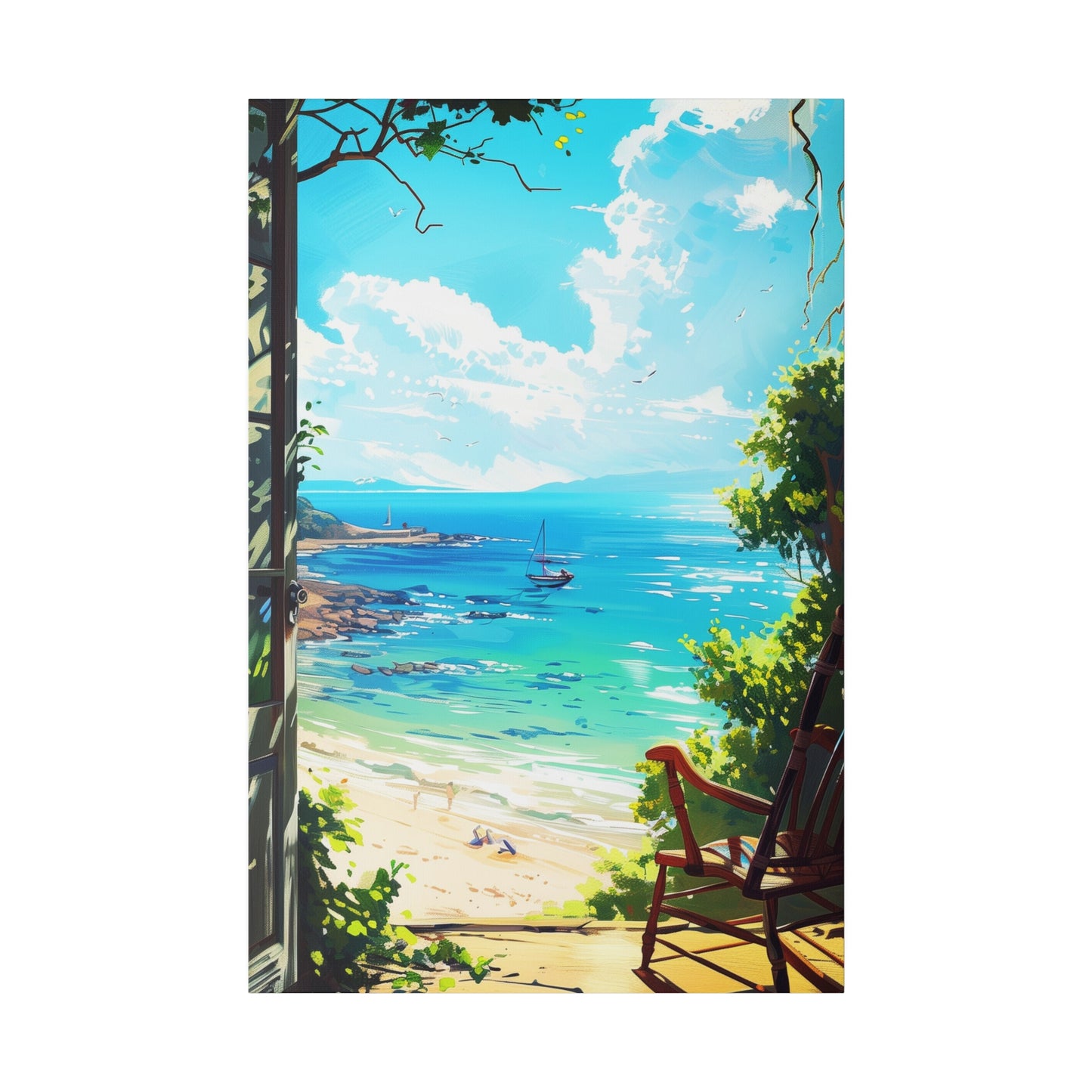 Coastal Serenity (Matte Canvas, Stretched)