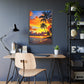 Tropical Sunset Serenity (Framed Paper Posters)