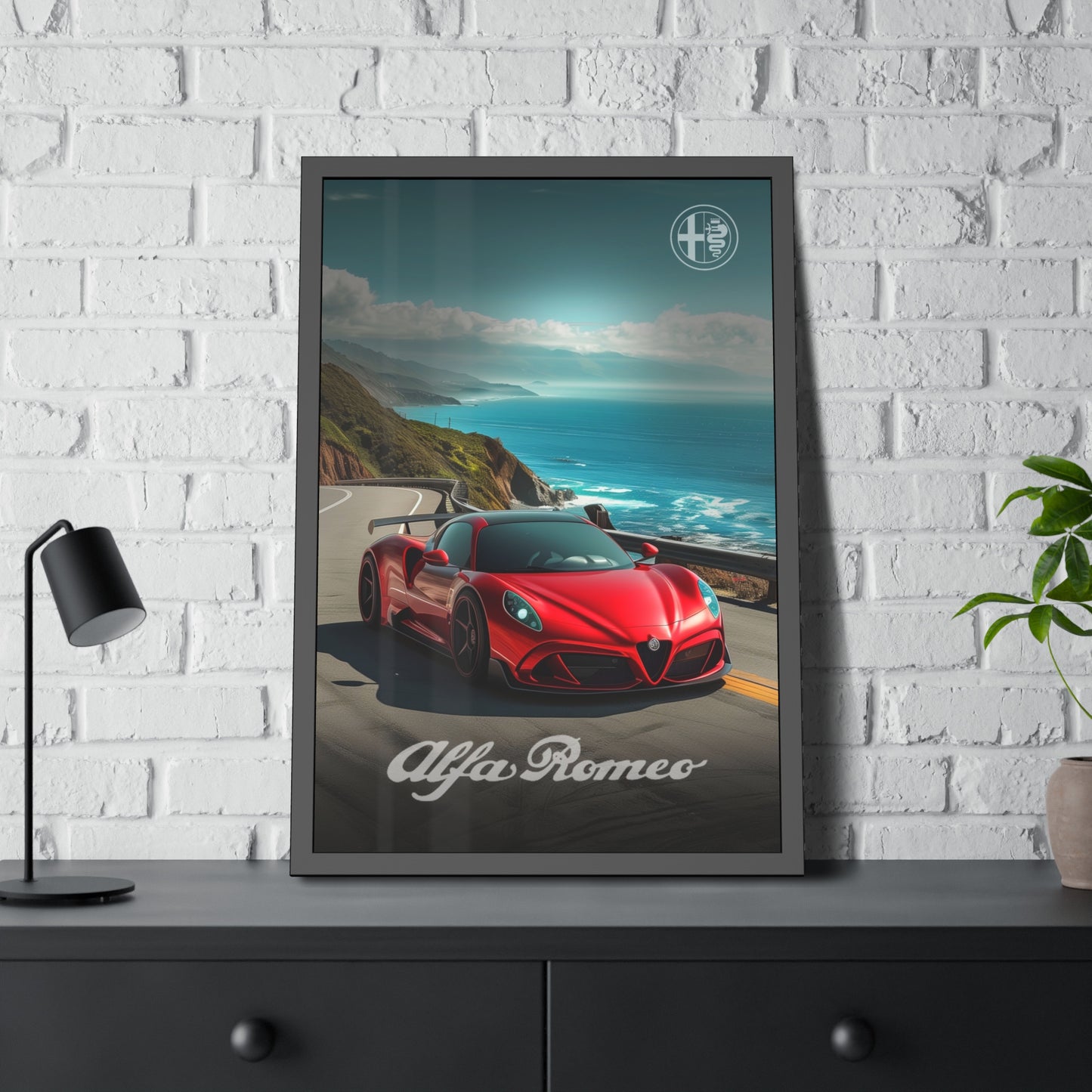 Coastal Speedster: Alfa Romeo's Glory (Framed Paper Posters)