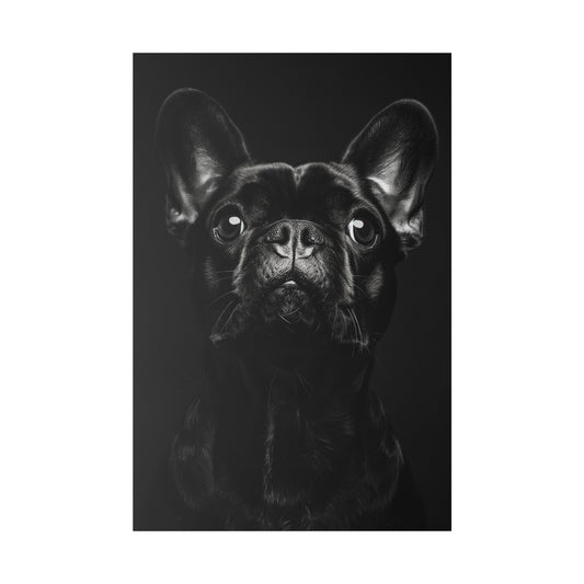 French Bulldog (Matte Canvas, Stretched)