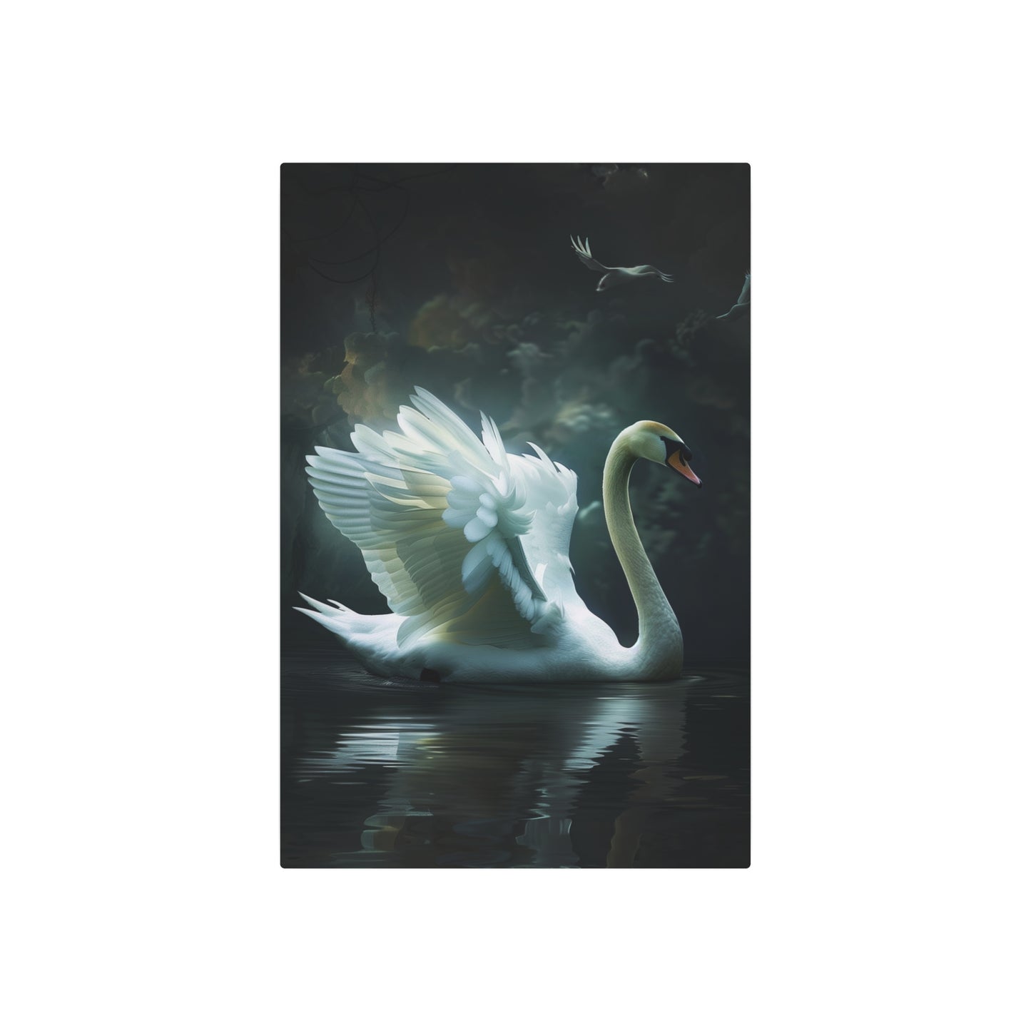 Elegance of the Swan (Metal Art Sign)