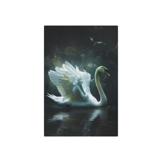 Elegance of the Swan (Metal Art Sign)