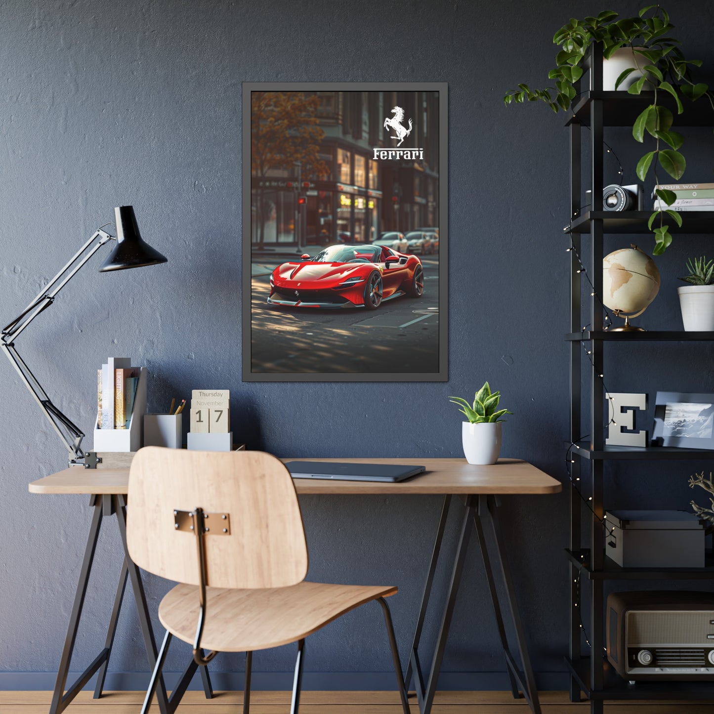 Fast Ferrari (Framed Paper Posters)