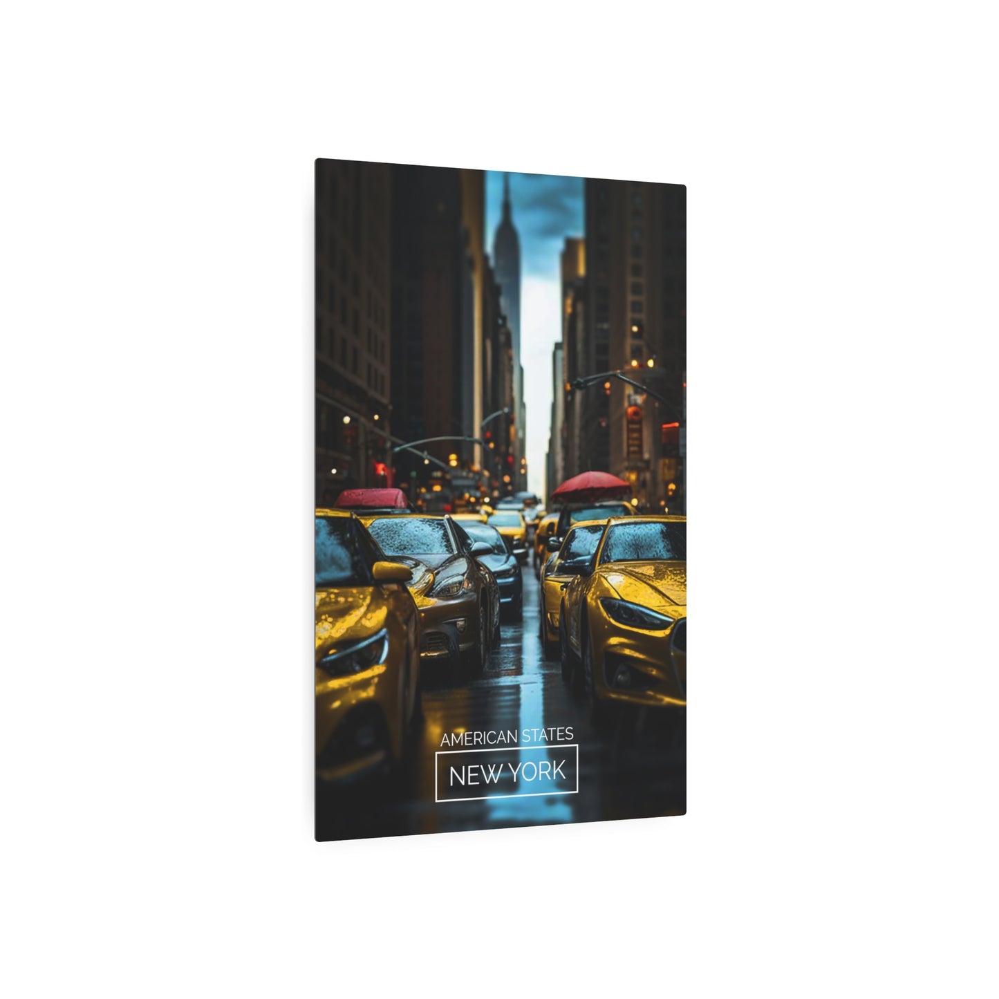 New York Streets: Urban Pulse (Metal Art Sign)