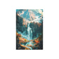 Mountain Waterfalls (Metal Art Sign)