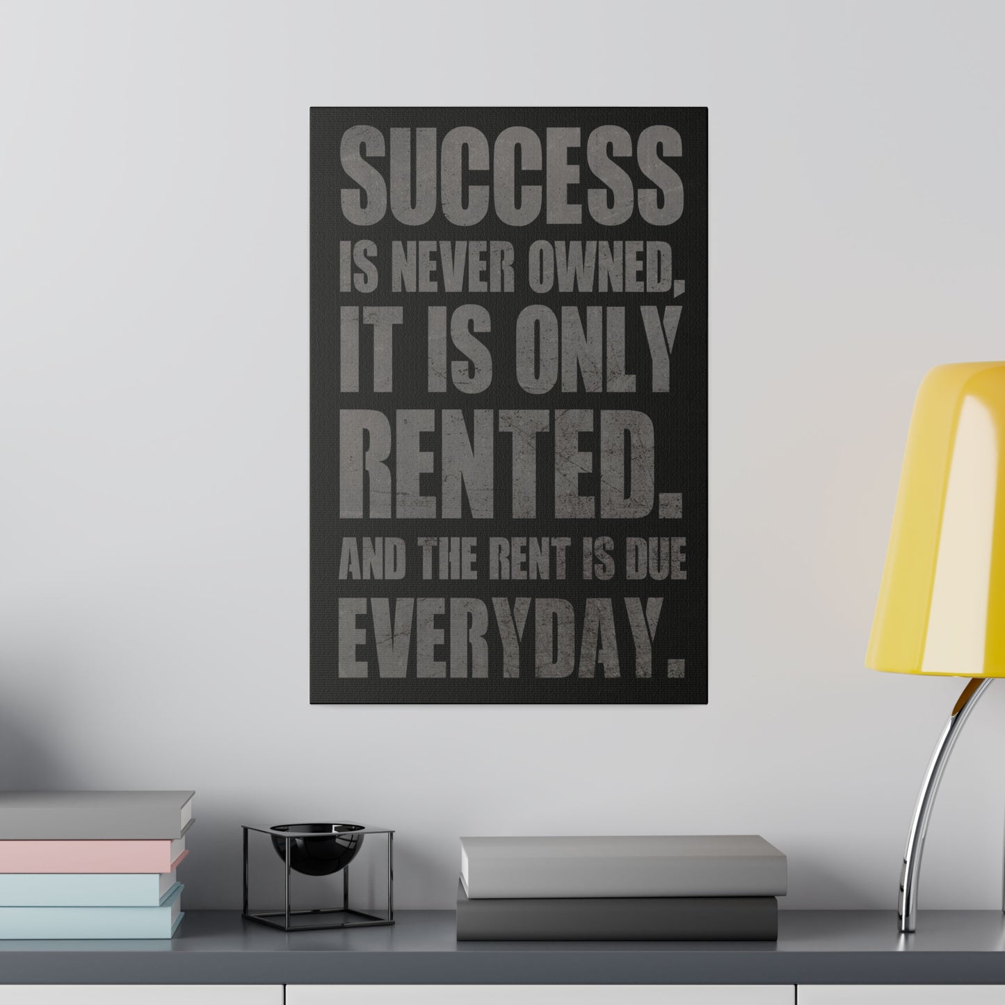 Perseverance Proverb (Matte Canvas, Stretched)