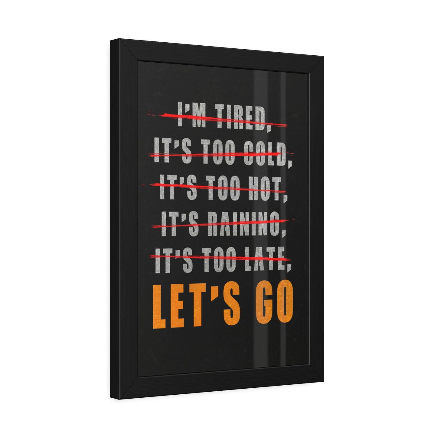 Let's Go (Framed Paper Posters)