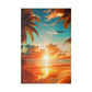 Tropical Sunset Bliss (Matte Canvas, Stretched)