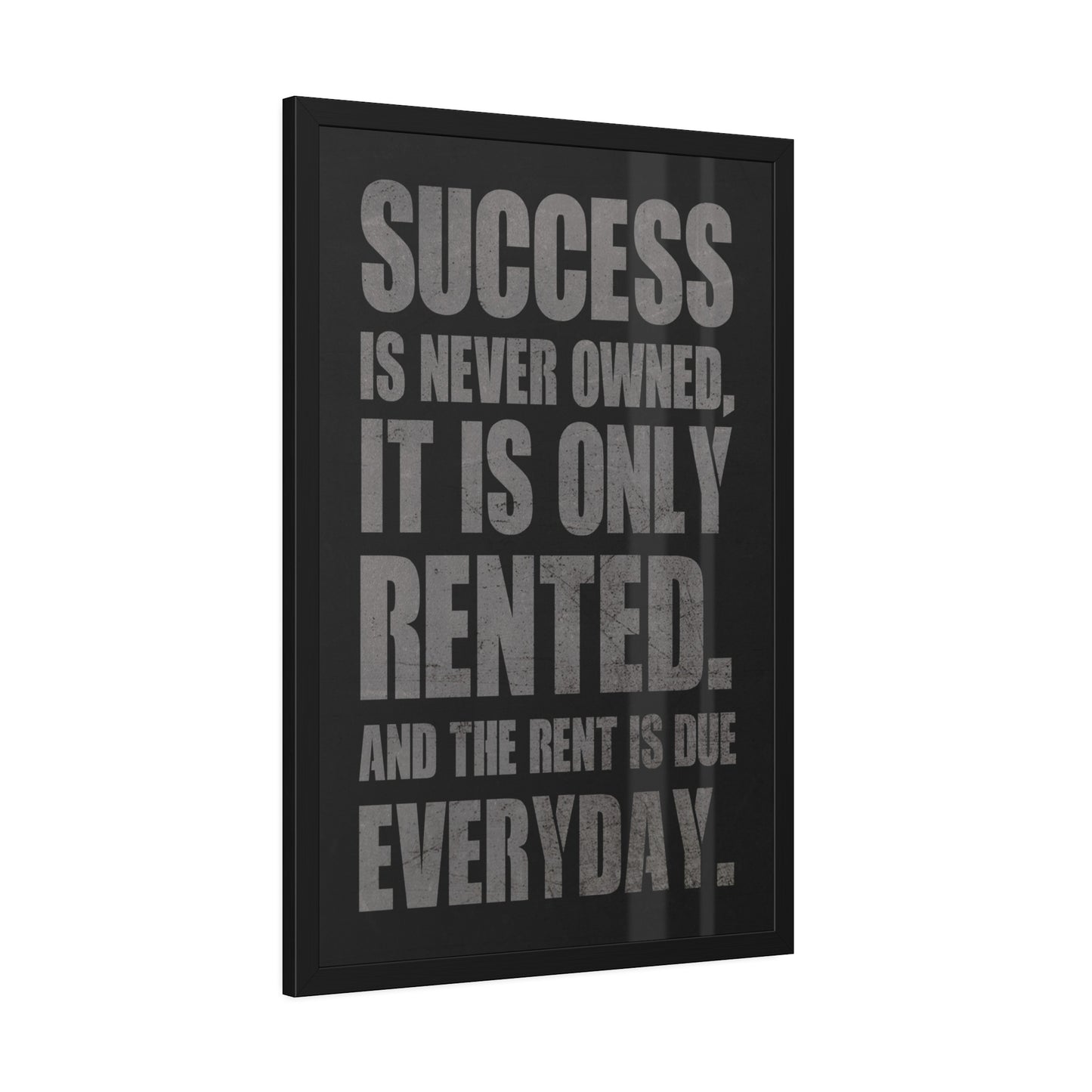 Perseverance Proverb (Framed Paper Posters)