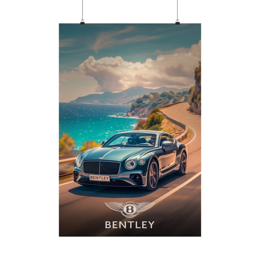 Bentley Coastal Cruise (Matte Vertical Posters)