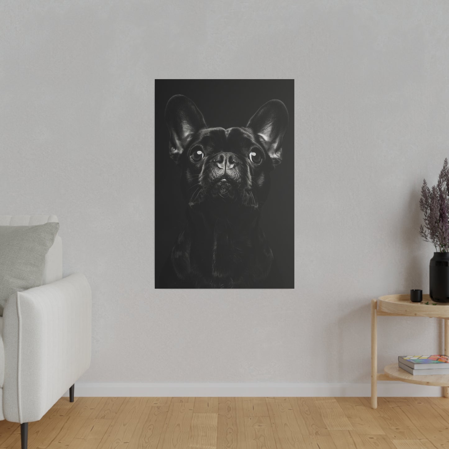 French Bulldog (Matte Canvas, Stretched)