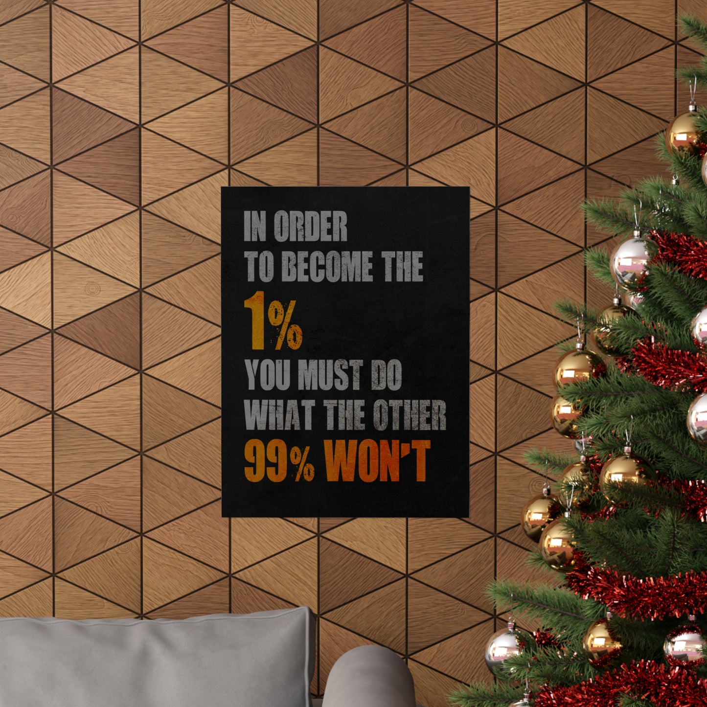 In Order to Become the 1% (Matte Vertical Posters)