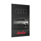 Luxury black Audi (Matte Canvas, Stretched)