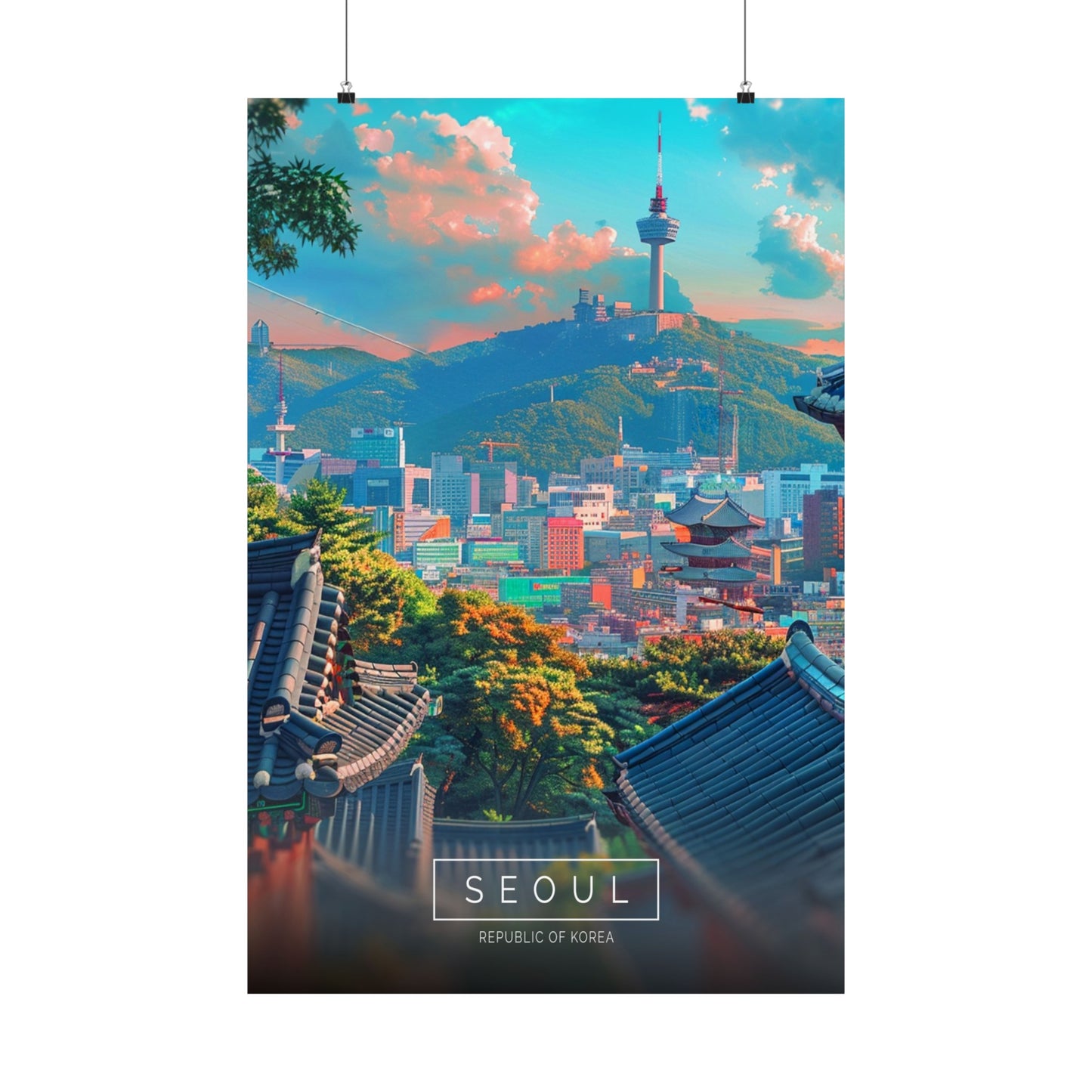 Seoul's Serenity (Matte Vertical Posters)