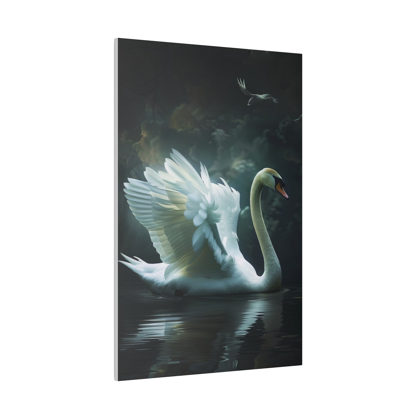 Elegance of the Swan (Matte Canvas, Stretched)