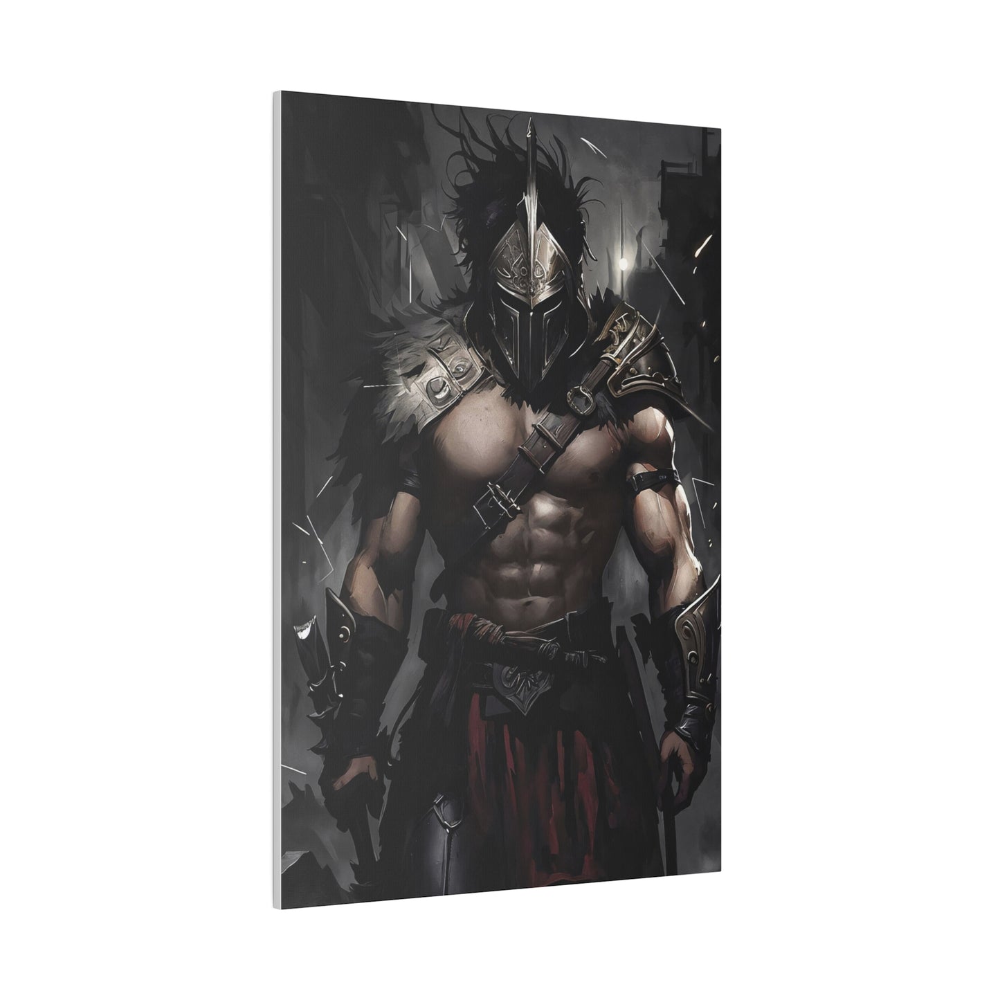 Warrior's Resolve (Matte Canvas, Stretched)