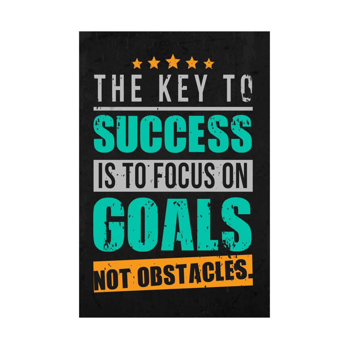 The Key To Success (Matte Vertical Posters)