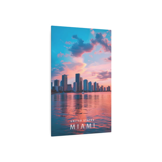 United States Miami (Metal Art Sign)