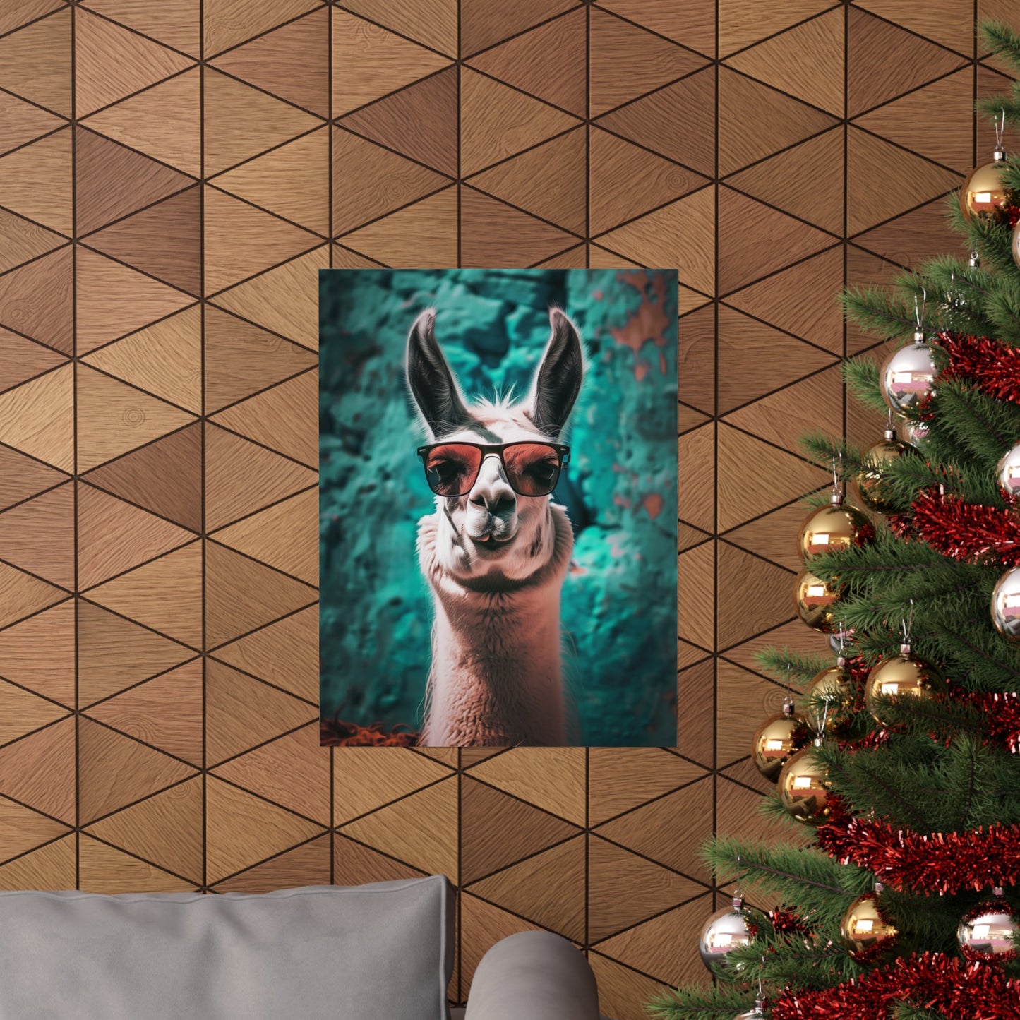 Cool Llama (Matte Vertical Posters)