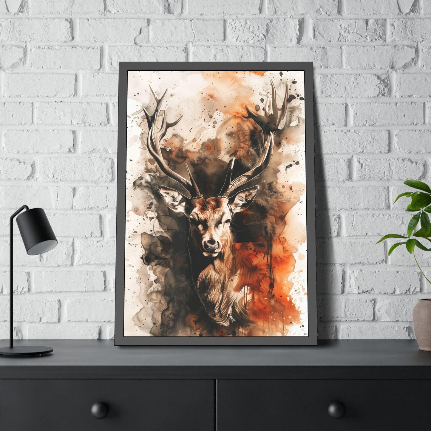 Majestic Stag (Framed Paper Posters)