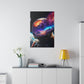 Astronaut's Cosmic Reflection (Matte Canvas, Stretched)