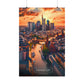 Frankfurt Skyline (Matte Vertical Posters)