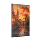 Zurich at Sunset (Matte Canvas, Stretched)