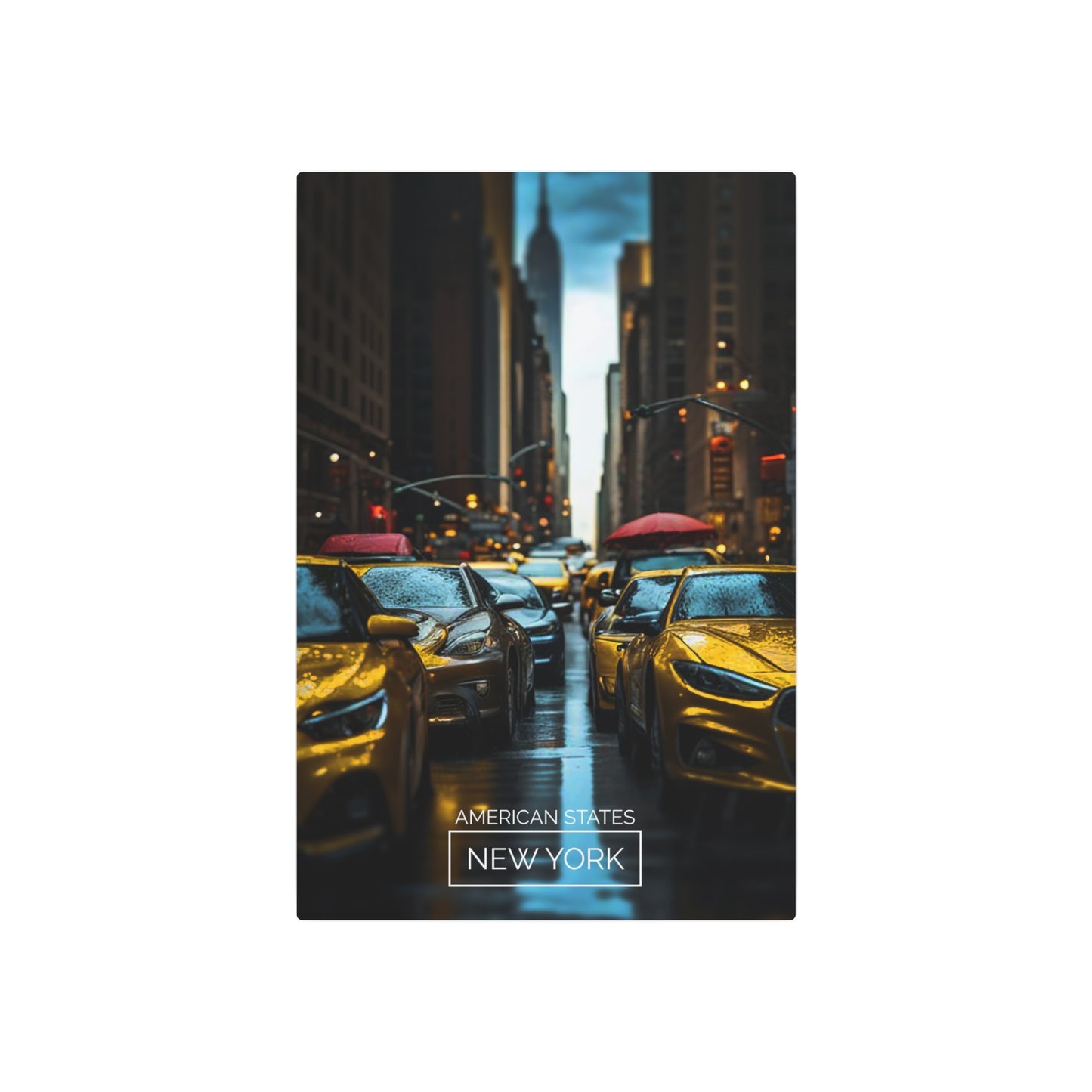 New York Streets: Urban Pulse (Metal Art Sign)