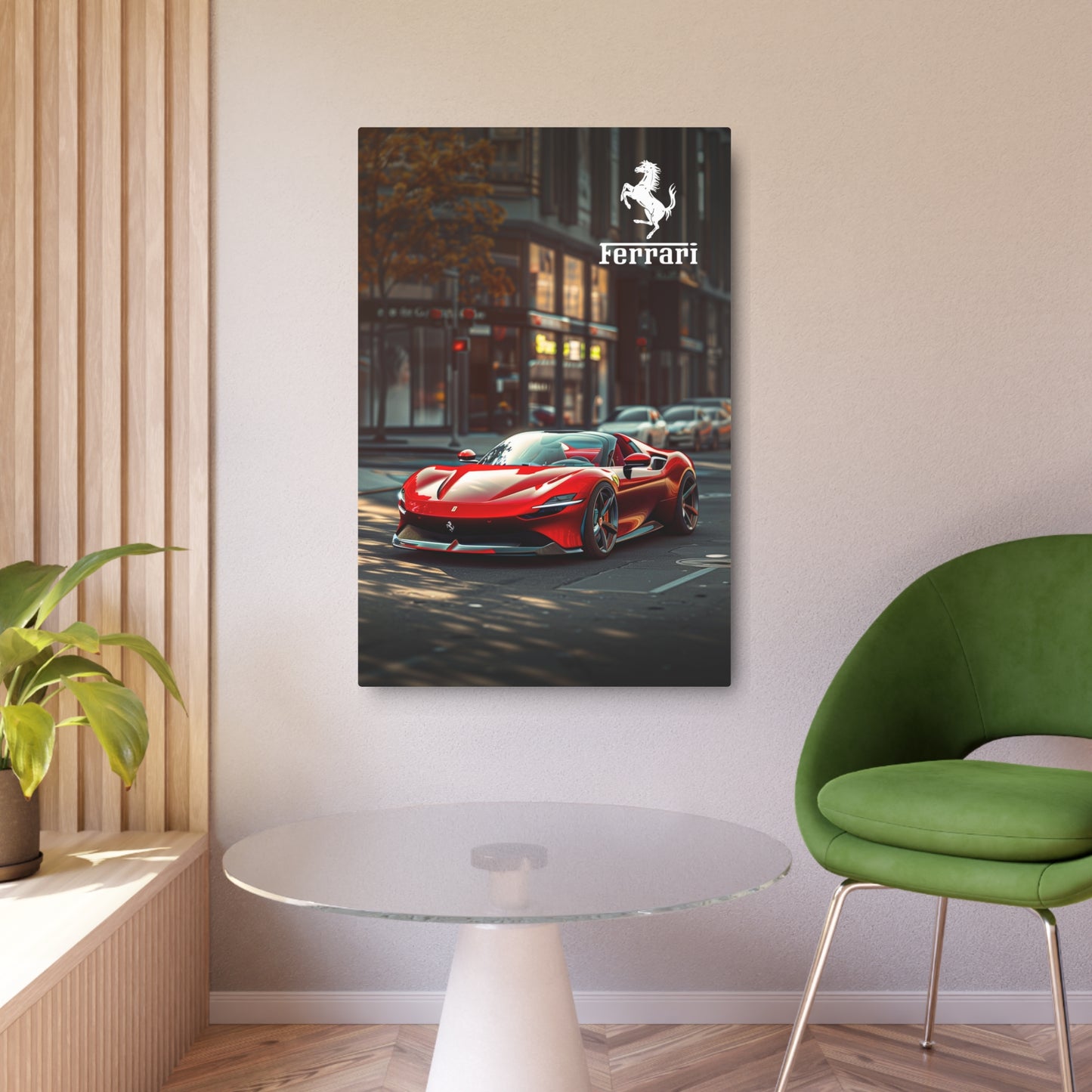 Fast Ferrari (Metal Art Sign)