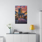 Pagoda Sunset Boulevard (Matte Canvas, Stretched)