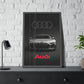 Luxury black Audi (Framed Paper Posters)