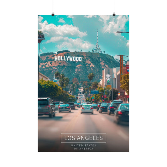 Streets of Stardom: Hollywood (Matte Vertical Posters)