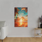 Tropical Sunset Bliss (Matte Canvas, Stretched)