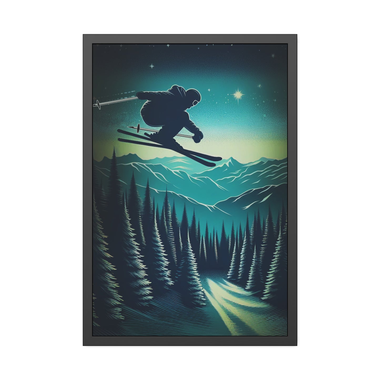 Midnight Descent (Framed Paper Posters)