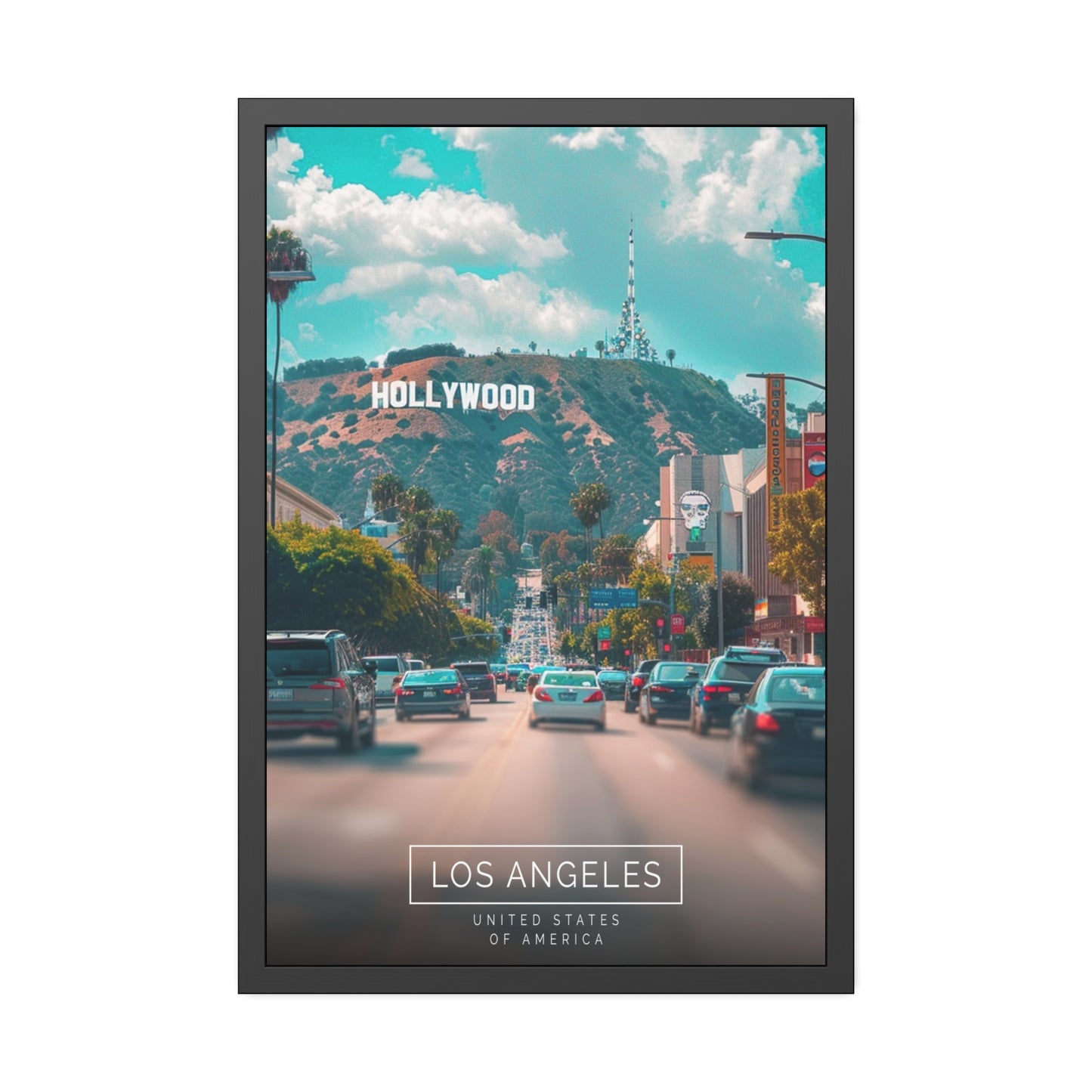 Streets of Stardom: Hollywood (Framed Paper Posters)