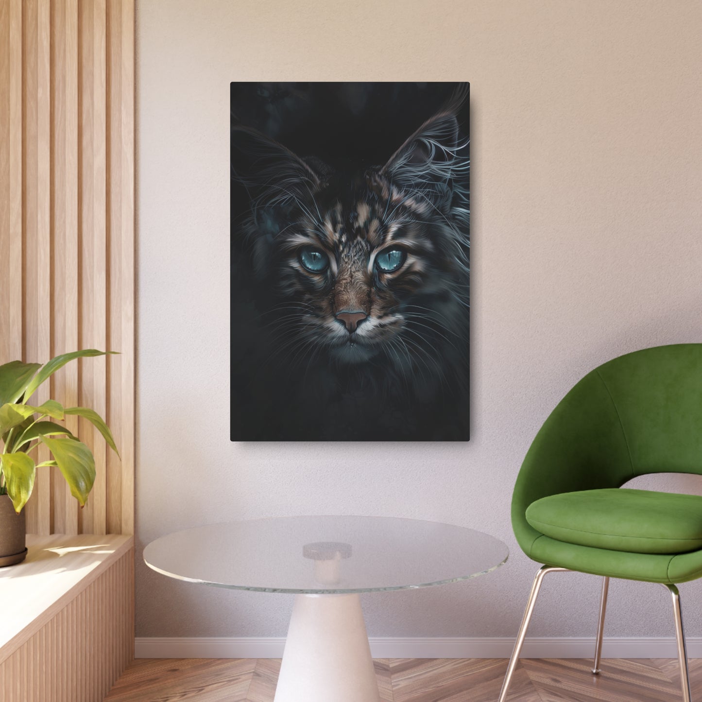 Bring the Majesty of Felines (Metal Art Sign)