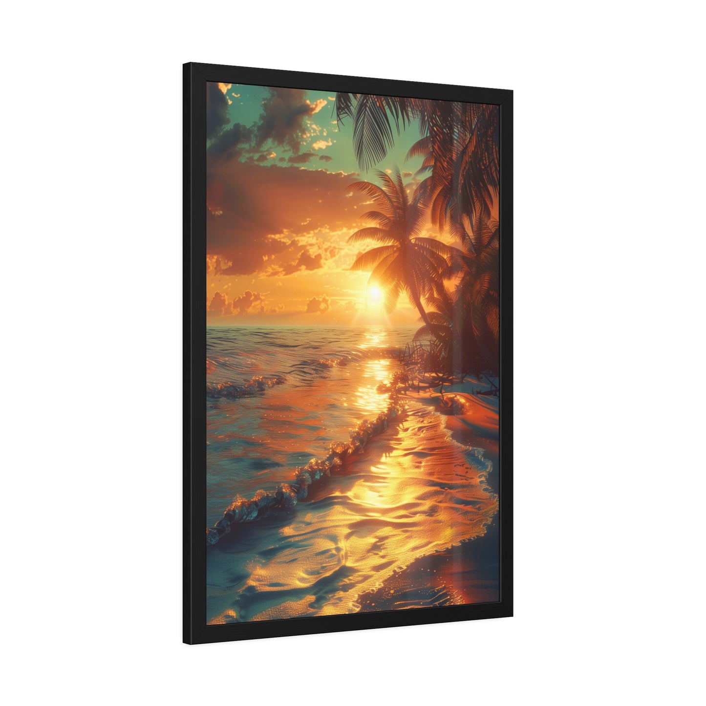 Tropical Sunset (Framed Paper Posters)